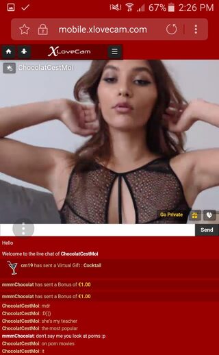 Xlovecam mobile